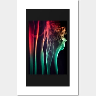 Colorful Smoke Pattern Posters and Art